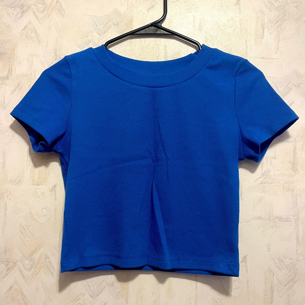 Women’s SHEIN blue crop top - Small